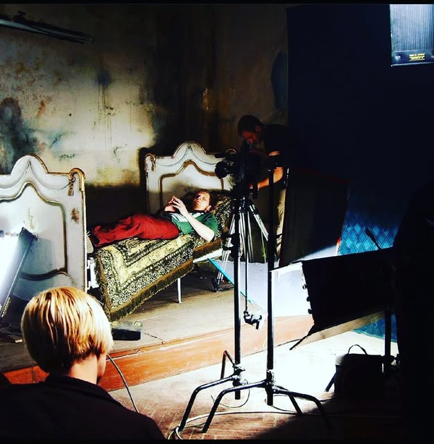 From the BEST STAGE archive: a camera and a constructed film set